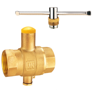 forged brass ball valve with lock